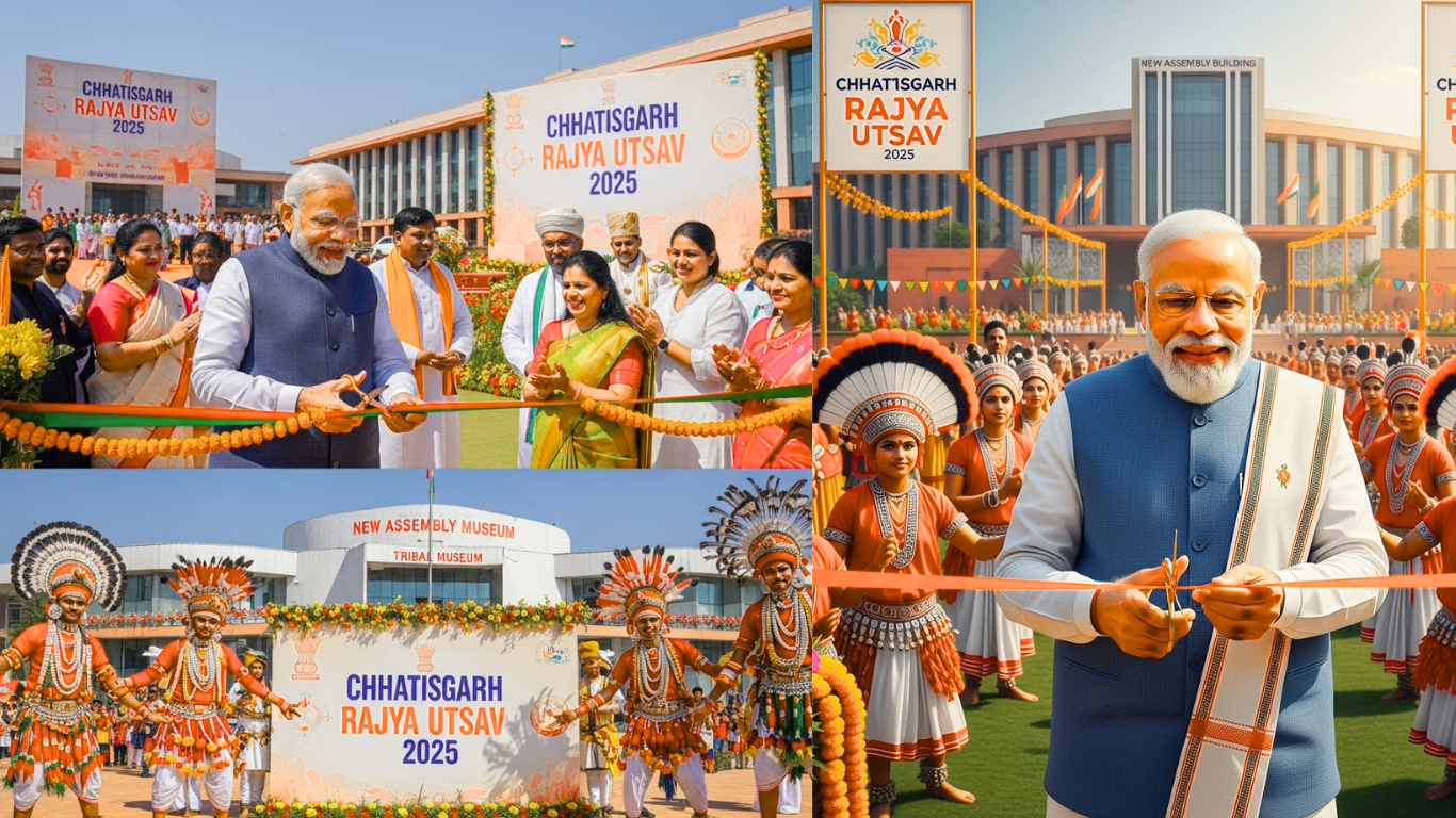 छत्तीसगढ़ राज्योत्सव 2025 – समृद्ध संस्कृति और नई विधानसभा भवन का उद्घाटन